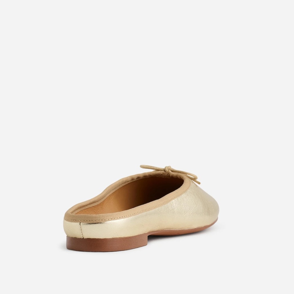 Madewell Metallic Gold Ballet Flats - Picture 3 of 4